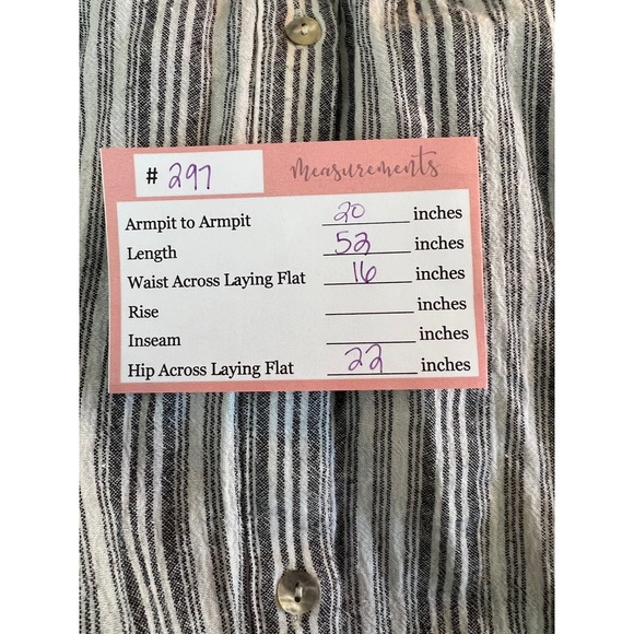 LoveStitch Fallon Cutout Grey & White Striped Long Sleeve Boho Midi Dress Size L - Picture 10 of 10